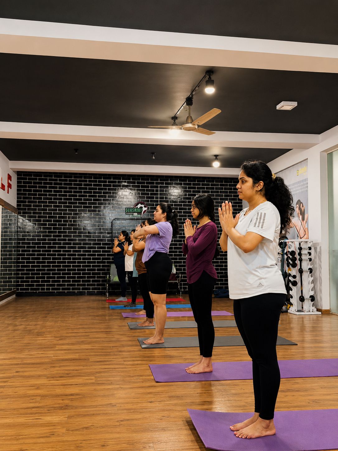 Dance fitness class